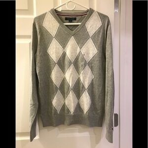 Tommy Hilfiger Men Crew V-neck Pullover Sweater